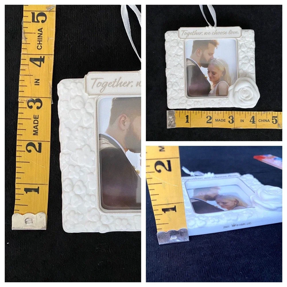 Hallmark Keepsake Christmas Ornament We Choose Love Photo Frame 2021 New In Box - Picture 6 of 11